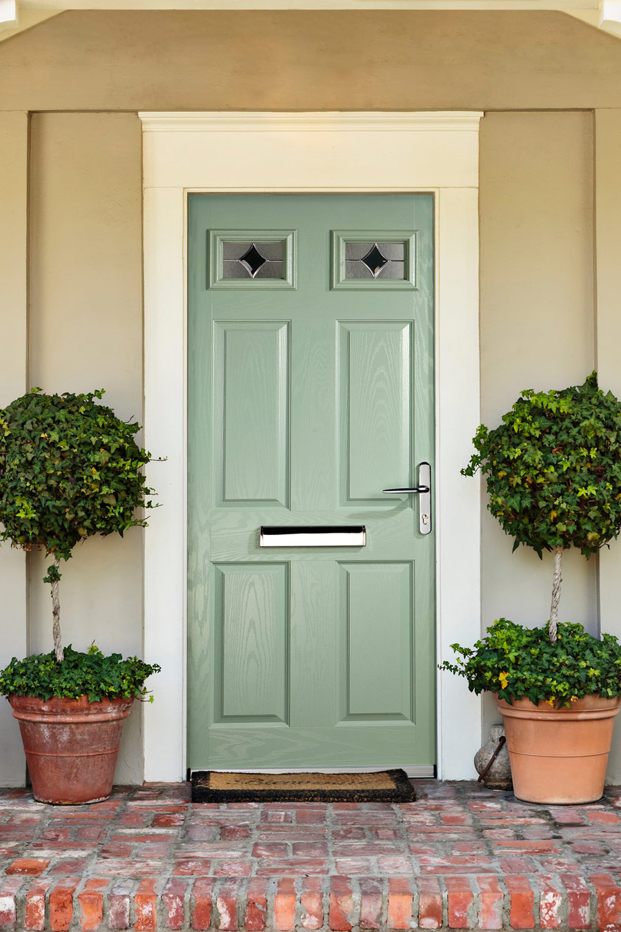 composite door green